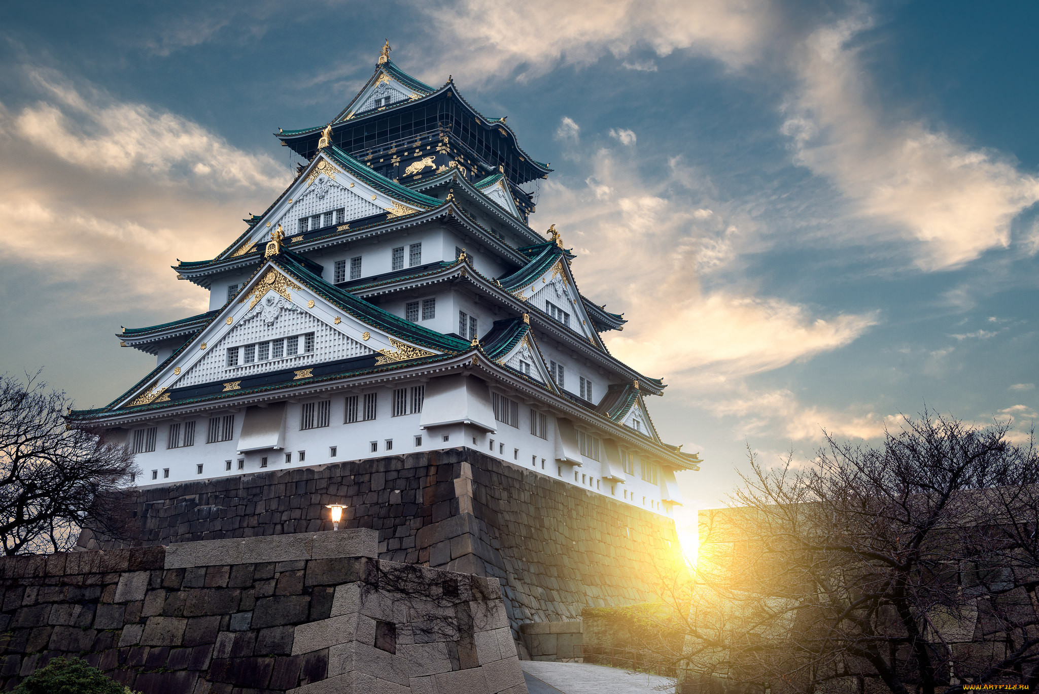 osaka castle, ,  , , 